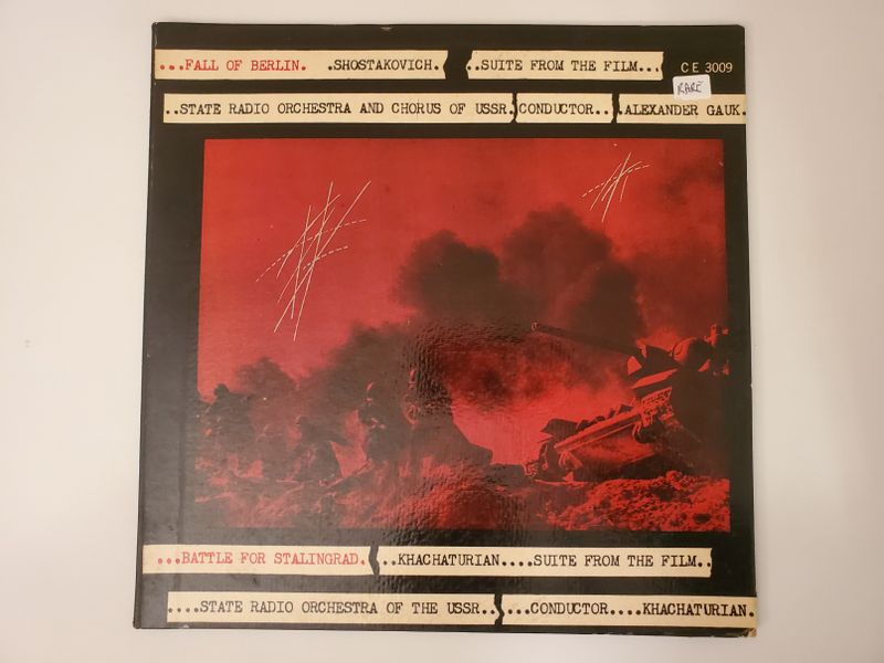 State Radio Orchestra and Chorus of USSR Fall of Berlin (Shostakovich) / Battle for Stalingrad (Khachaturian) - Suites from the Films vinyl record